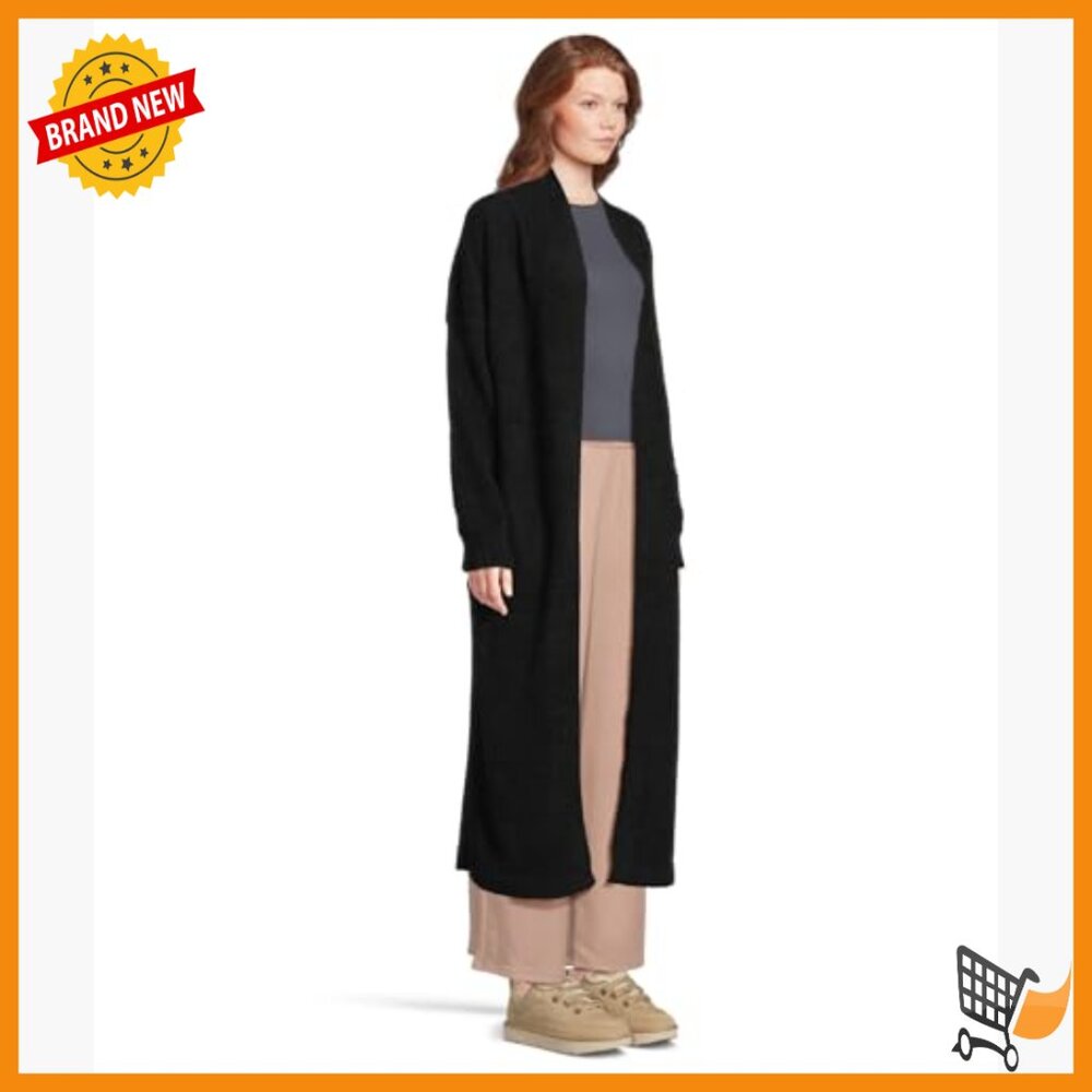 Soft Recycled Polyester Cocoon Duster Cardigan Wi… - image 2